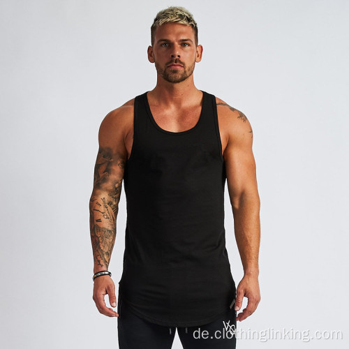 Ärmelloses, schnell trocknendes Fitness-Muskel-Tanktop für Herren